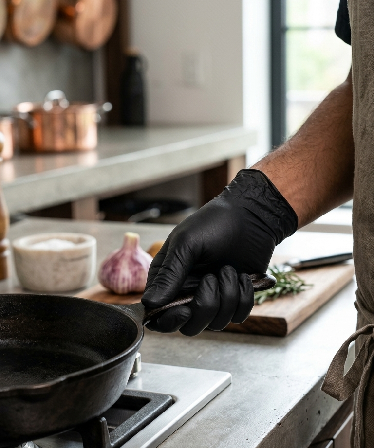 Black Nitrile Multi-Purpose Gloves